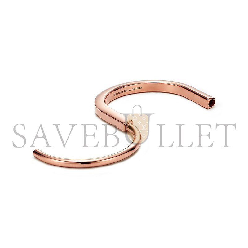 TIFFANY LOCK 18K ROSE GOLD BRACELET